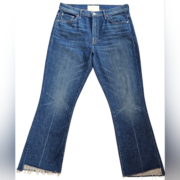 MOTHER Denim - MOTHER Superior The Insider Crop Step Fray, Bad Reputationsn Size 30